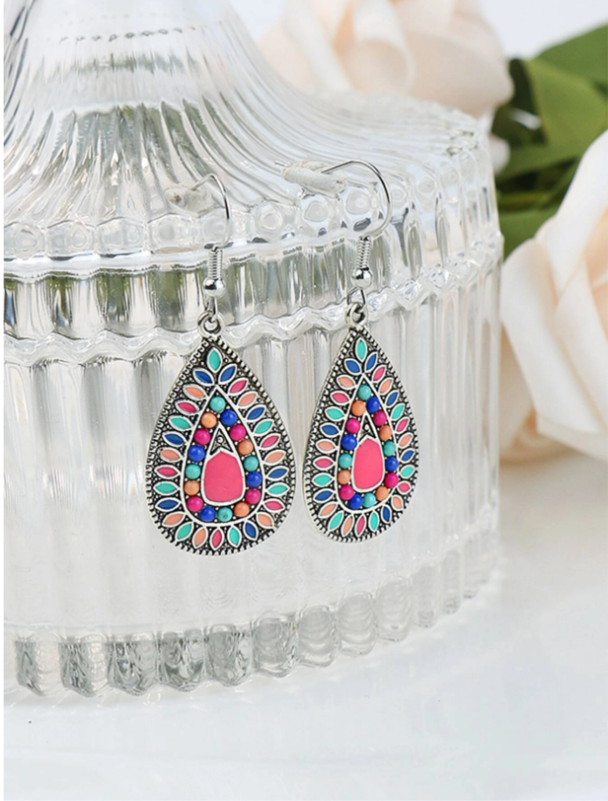 Bohemian Water Drop Dangle Earrings