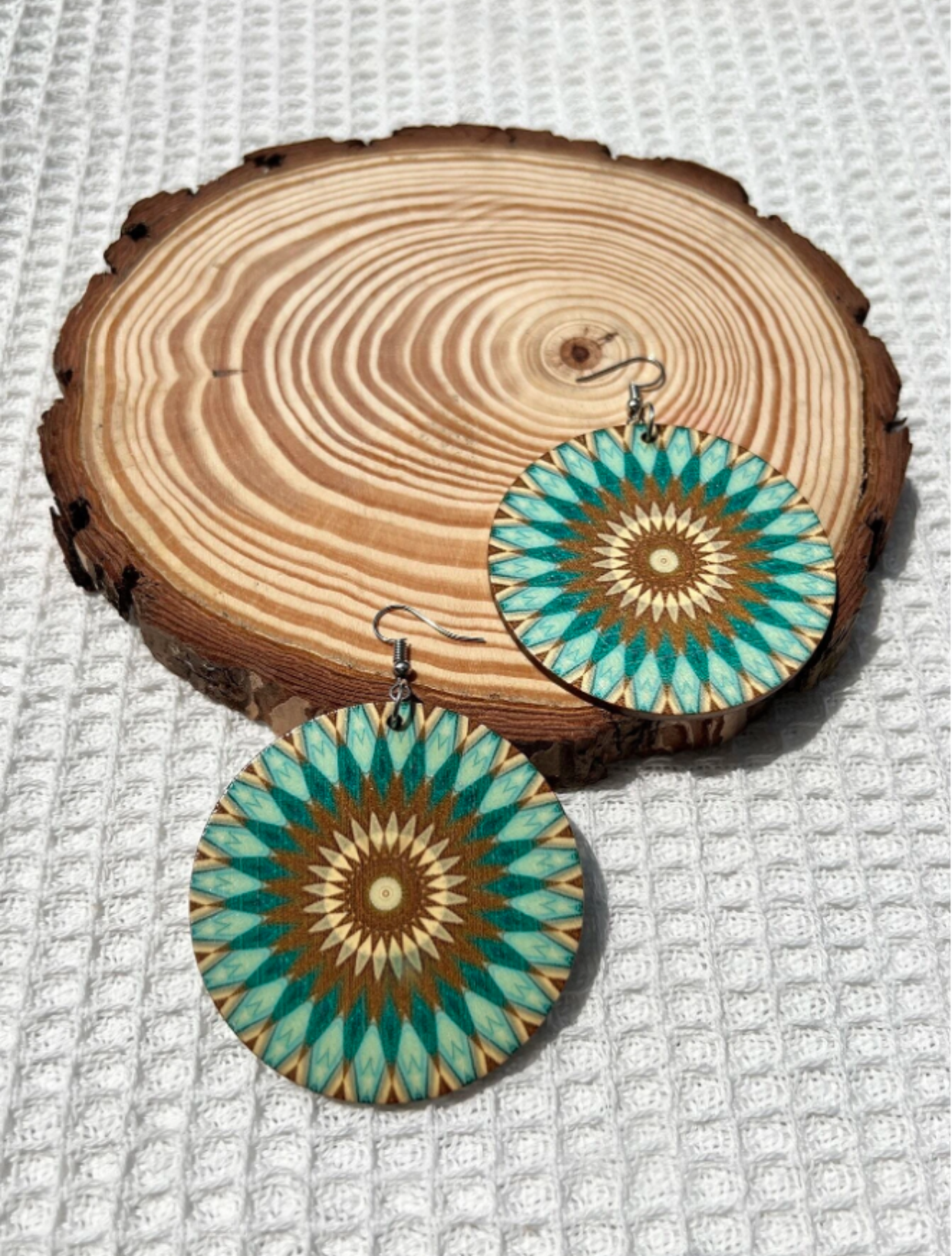 Mandala Pattern Earrings