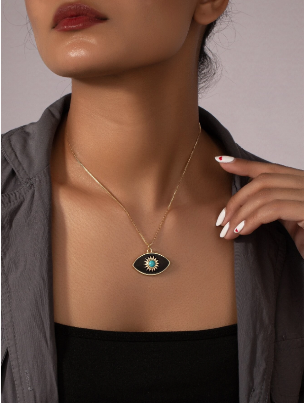 Eye Charm Necklace