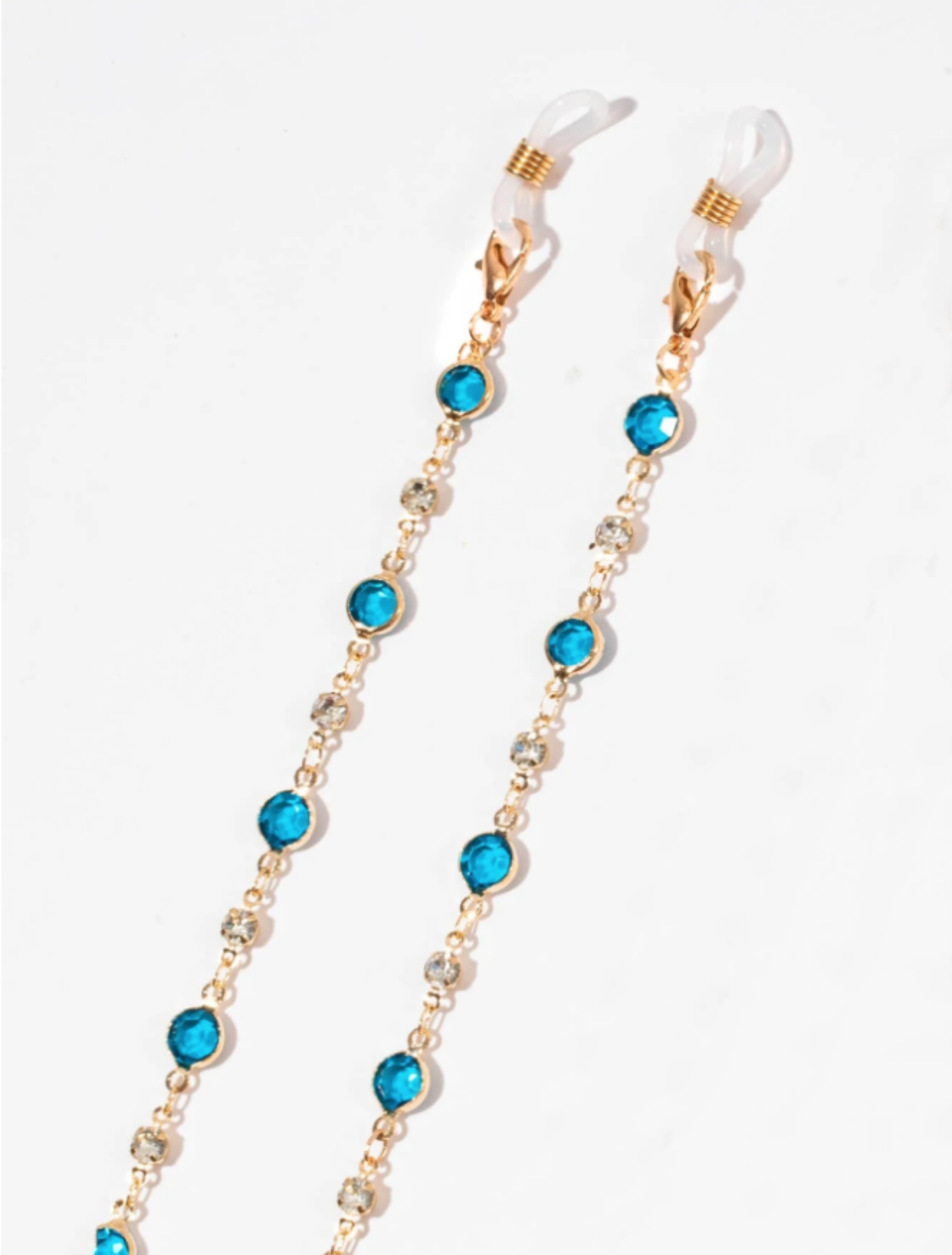 Topaz Blue Glasses Chain
