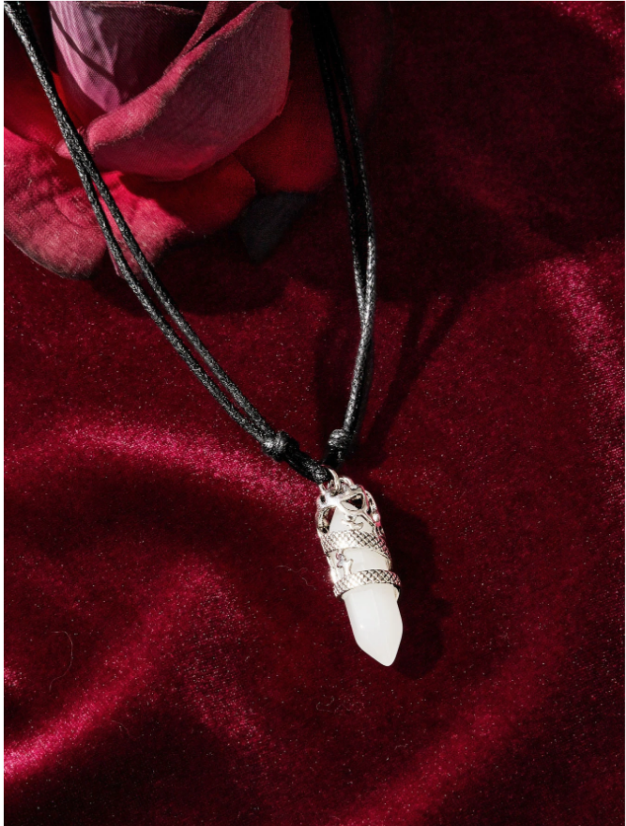 Goth Geometric Charm Necklace