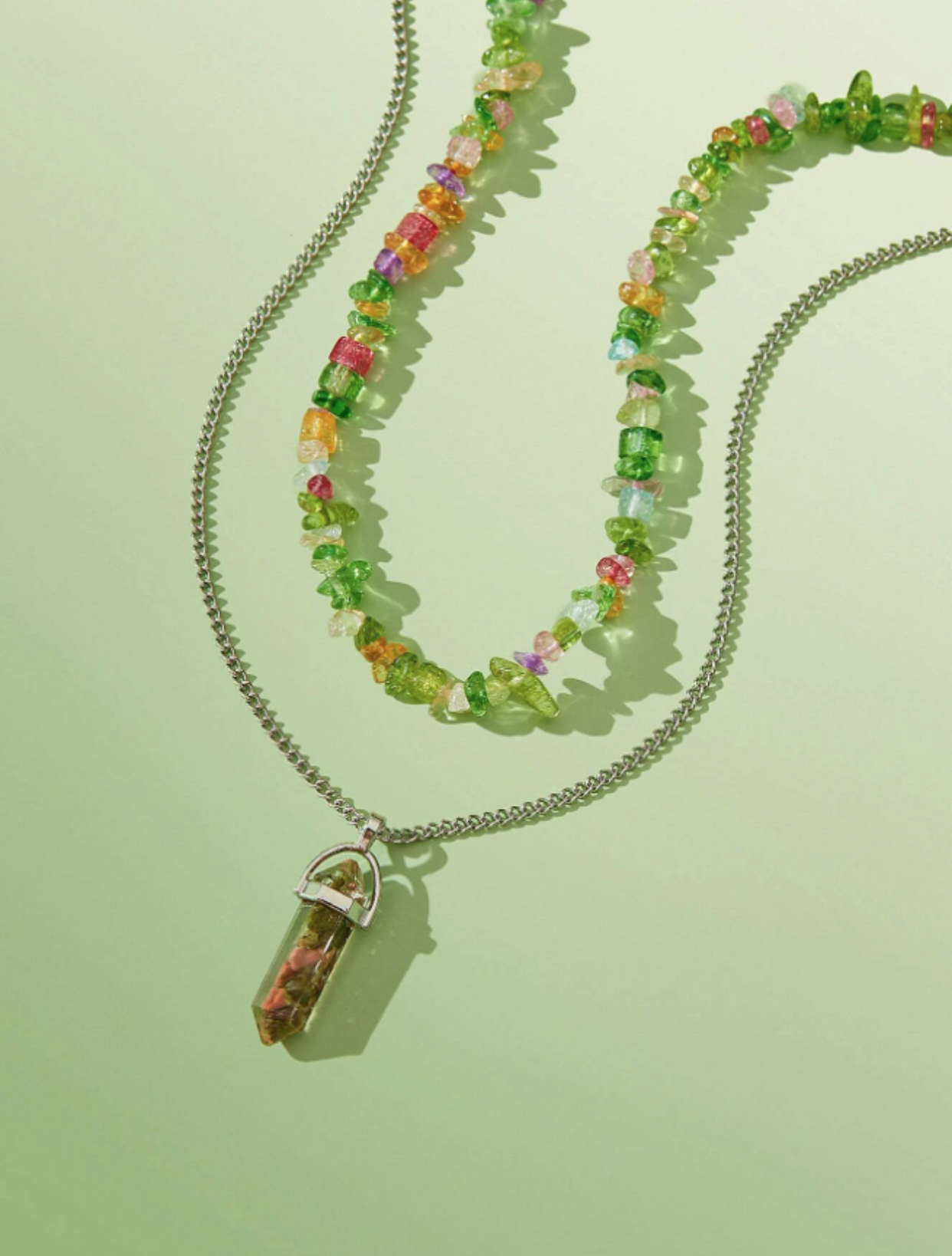 Multicolour Stone Necklace