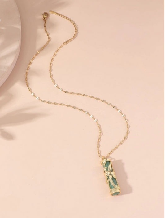 Phoenix Geometric Charm Necklace
