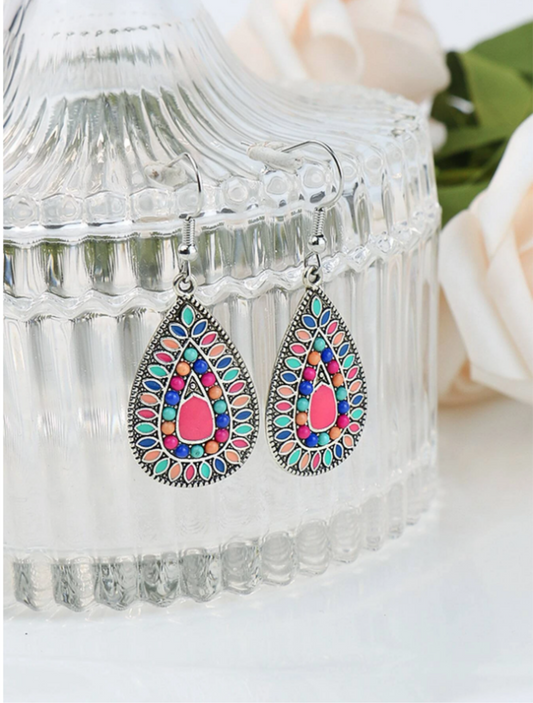 Bohemian Water Drop Dangle Earrings
