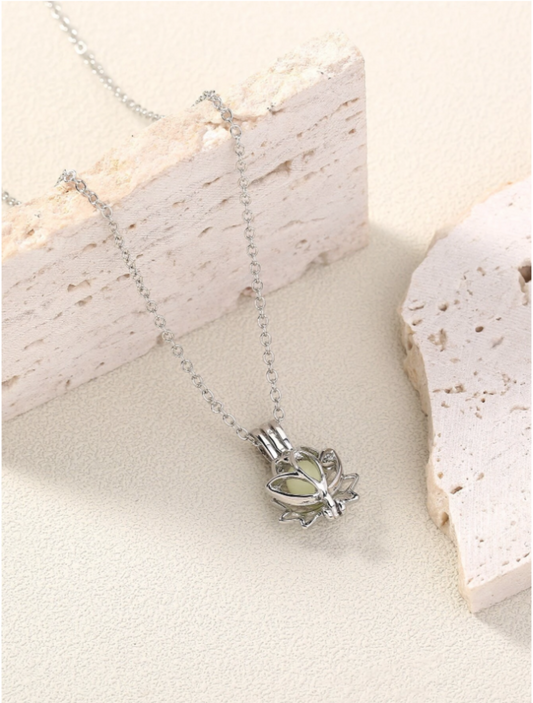 Lotus Charm Luminous Necklace