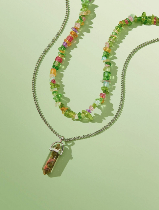 Multicolour Stone Necklace